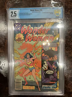 Buy Wonder Woman #283  - DC 1981 Bronze Age Issue - Graded - Joker Back-Up Story • 54.36£