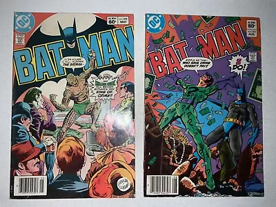 Buy Batman 2 Book Bronze Newsstand Keys #359 & #362, DC 1983 Comic Book Lot; Nice • 27.17£