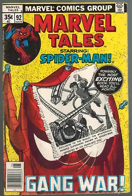 Buy Marvel Tales 92 Vs Doctor Octopus! (rep Amazing Spider-Man 113)  1978 Fine- • 3.84£