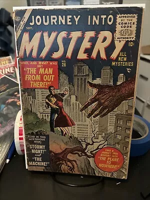 Buy Journey Into Mystery #26 - Atlas Comics Golden Age 1955 Marvel Horror Low Grade • 87.37£