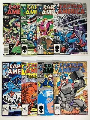 Buy Captain America # 301 - 304 306 308 309 311  (1985) *Lot Of 8* Armadillo VF/NM • 19.42£