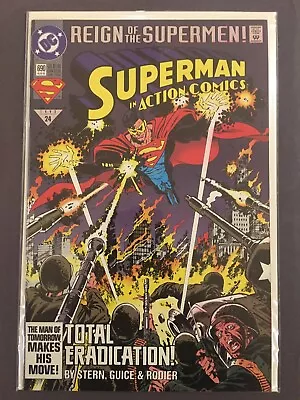 Buy Action Comics # 690 Nm+ Dc Comics Newsstand Copy Superman Steel Superboy • 3.10£