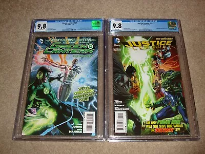 Buy Green Lantern #20 Justice League #31 CGC 9.8 Lot 1st Appearance Of Jessica Cruz • 192.56£