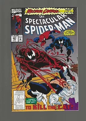 Buy Spectacular Spider-Man #201 (Marvel,1993) Mint 9.6, Maximum Carnage Part 5 Of 14 • 19.42£