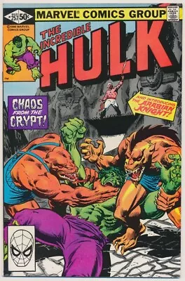 Buy The Incredible Hulk #257 Comic Book - Marvel Comics! • 6.41£