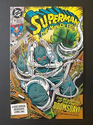 Buy Superman: The Man Of Steel #18 1992 / First Print - First Full Doomsday VF/NM • 11.61£