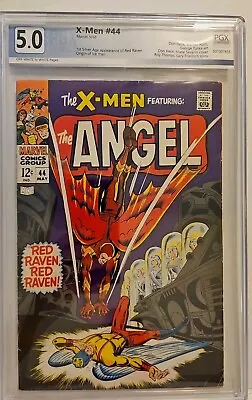 Buy X-Men #44 Pgx 5.0 OW/W Pages 1st Silver Age App. Red Raven,  Origin Of Ice Man  • 33.54£