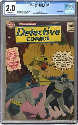 Buy Detective Comics #239 CGC 2.0 1957 2130278017 • 182.50£