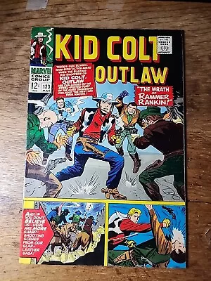 Buy Kid Colt Outlaw Issue 133 March 1967 - Marvel Silver Age Cowboy Comic • 11.66£