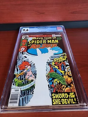 Buy Marvel Team-Up #79 1979 Newsstand Edition Spider-Man & Red Sonja CGC 9.6 GRADED • 194.14£