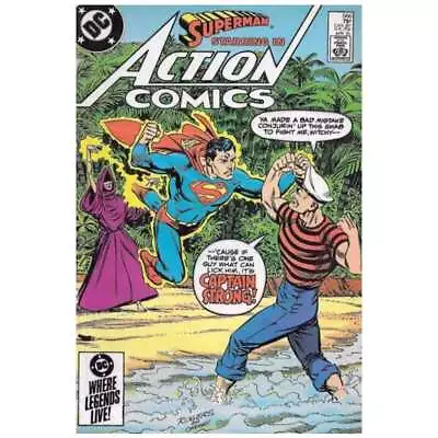 Buy Action Comics #566  - 1938 Series DC Comics VF+ Full Description Below [m: • 7.36£