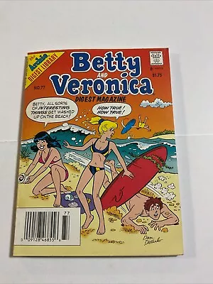 Buy Betty And Veronica Digest #77 NEWSSTAND BIKINI COVER 1995 HIGH GRADE • 9.87£