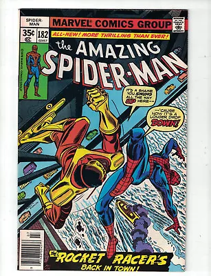 Buy Amazing Spider-Man #182 Rocket Racer 1978 NM 9.2 • 15.49£