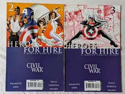 Buy Heroes For Hire Issues 2 & 3 - Black Cat - Marvel Civil War - Combined Postage • 1.99£