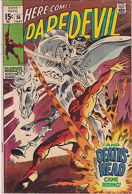 Buy Daredevil #56 (1969) 1st Death’s Head, Marvel, Mid Grade • 3.95£