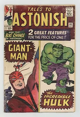 Buy Tales To Astonish #60 FR 1.0 1964 • 15.53£