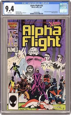 Buy Alpha Flight #33D CGC 9.4 1986 3900470006 1st App. Lady Deathstrike • 36.50£