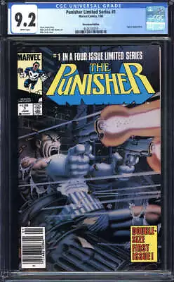 Buy Punisher Limited Series #1 Cgc 9.2 White Pages // Newsstand Marvel Comics 1986 • 108.73£