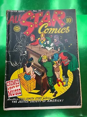 Buy ALL STAR Comics #19 Justice Society Of America 1944 NATIONAL • 368.11£