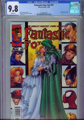 Buy Fantastic Four #v3 #27 Cgc 9.8, 2000, Doctor Doom Wedding Cover, New Case • 116.70£