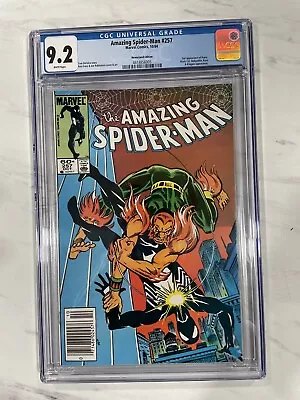 Buy The Amazing Spider-Man #257 CGC 9.2 NEWSSTAND (Oct 1984, Marvel)  White Pages • 92.42£