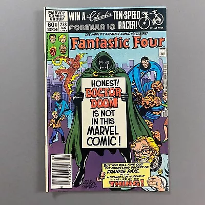 Buy Fantastic Four 238 Newsstand Dr Doom (1982, Marvel) • 7.76£