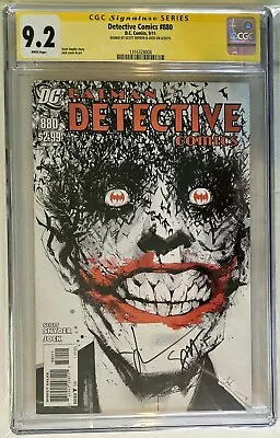 Buy Detective Comics #880 CGC SS 9.2 Signed By Jock And Scott Snyder NM 2011 • 194.14£