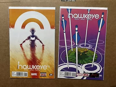 Buy All New Hawkeye #1 #2 1st Series (2015 2 Issue  Lot )Kate Bishop ..Lemire • 3.03£