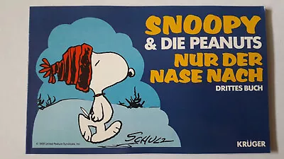 Buy Snoopy & The Peanuts No.3 From 1985 - TOP Z0-1 Comic Album Kruger C.M. Schulz • 3.79£