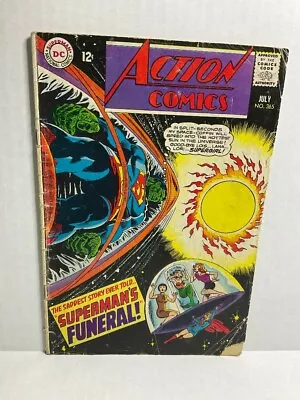 Buy Action Comic Book (Issue #365) “Superman's Funeral  Silver Age😍 • 11.65£