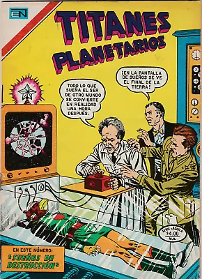 Buy Titanes Planetarios 419 Novaro Diciembre 1978 Serie Aguila Mexican Spanish Comic • 10.87£
