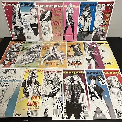 Buy GLAMOURPUSS 18 Comic Lot  3-14 16 20 22 23 24 25 Low Print Aardvark-Vanaheim VF • 128.14£