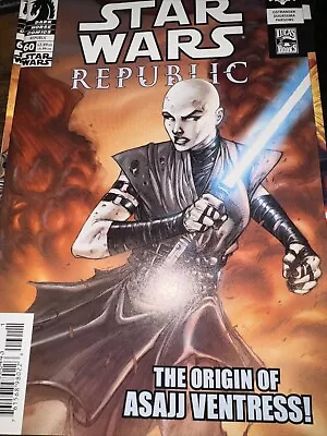 Buy Star Wars Republic #60 Origin Of Asajj Ventress Dark Horse Comics • 23.30£