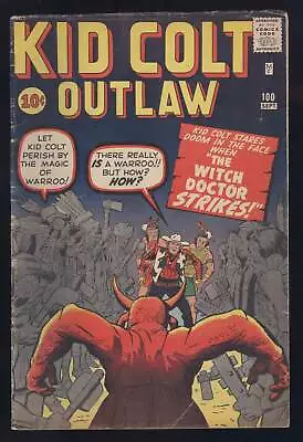 Buy Kid Colt Outlaw #100 Witch Doctor Jack Kirby Cover Art Stan Lee Story Marvel • 97.24£