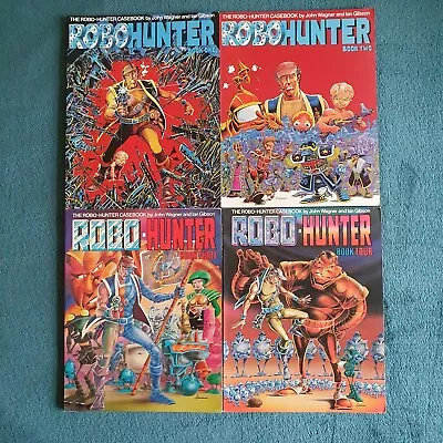 Buy The Robo-Hunter Case Books 1 - 4 By John Wagner And Ian Gibson | 1st Editions • 47.95£