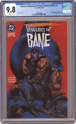 Buy Batman Vengeance Of Bane 1 Facsimile 1 Reprint Edition CGC 9.8 NM/M  Gem • 155.31£