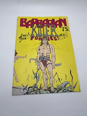 Buy Barbarian Killer Funnies #1 ~ Vf 1974 Bud Plant Underground Comic Adult Only • 10.48£