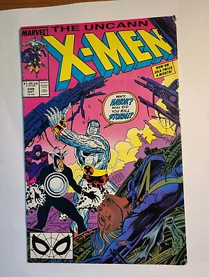 Buy UNCANNY X-MEN 248; 1989 Marvel Comic; 1st Jim Lee On The X-Men.  Corner Damaged • 7.76£