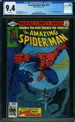 Buy AMAZING SPIDER-MAN  #200  CGC  NM9.4  White Pages!  0341004003 • 69.11£