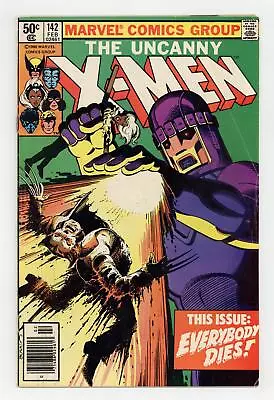 Buy Uncanny X-Men #142N Newsstand Variant VG 4.0 1981 • 44.27£