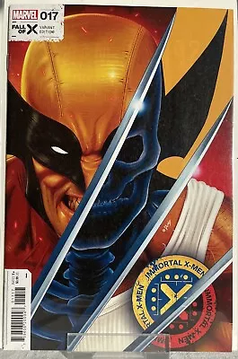 Buy Immortal X-Men #17 1:25 Doaly Variant Cover Marvel Comics 2024 • 8.95£