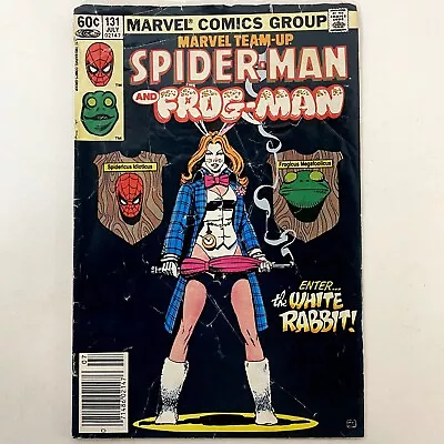 Buy Marvel Team-Up #131 Spider-Man Frog-Man 1983 Key 1st App White Rabbit Newsstand • 4.26£