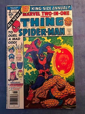 Buy Marvel Two-in-one Annual #2 1977 Jim Starlin Death Of Thanos! Avengers Spiderman • 23.29£