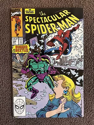 Buy Spectacular SPIDER-MAN #164 (Marvel, 1990) Beetle & Arranger • 6.17£