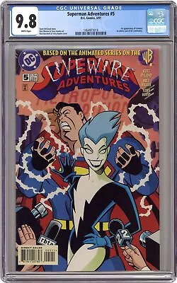 Buy Superman Adventures #5 CGC 9.8 1997 1464973018 1st App. Livewire • 229.10£