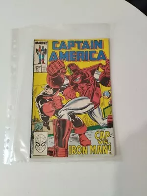 Buy Captain America #341 1st Battlestar/Lemar Hoskins Marvel Comics 1988 • 15£