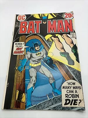 Buy VTG Dec. 1972 Vol. 33 No. 246 - DC Batman “How Many Ways Can A Robin Die?” AS IS • 22.52£