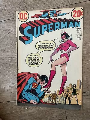 Buy Superman #261 Star Sapphire Appearance! DC Comics 1973 • 27.18£