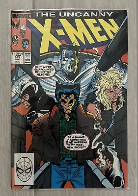 Buy Uncanny X-Men Marvel Comic Issue 245 Cameo Chewbacca Yoda Jabba Boba Fett 1989 • 12.99£