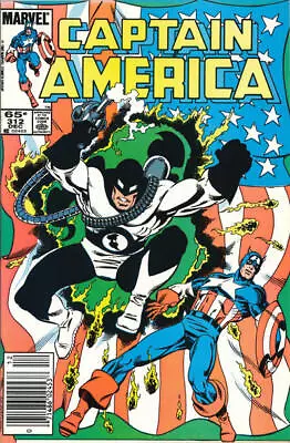 Buy Captain America (1st Series) #312 (Newsstand) VF/NM; Marvel | 1st Flag Smasher - • 31.83£